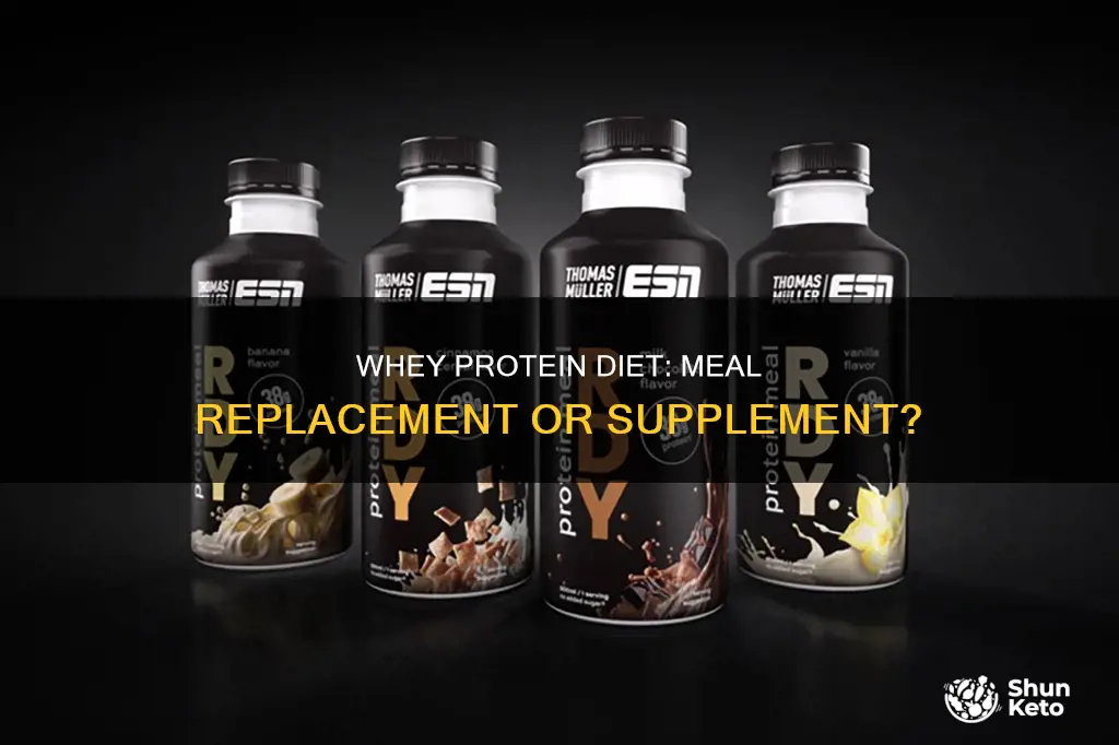 is diet whey protein a meal replacement