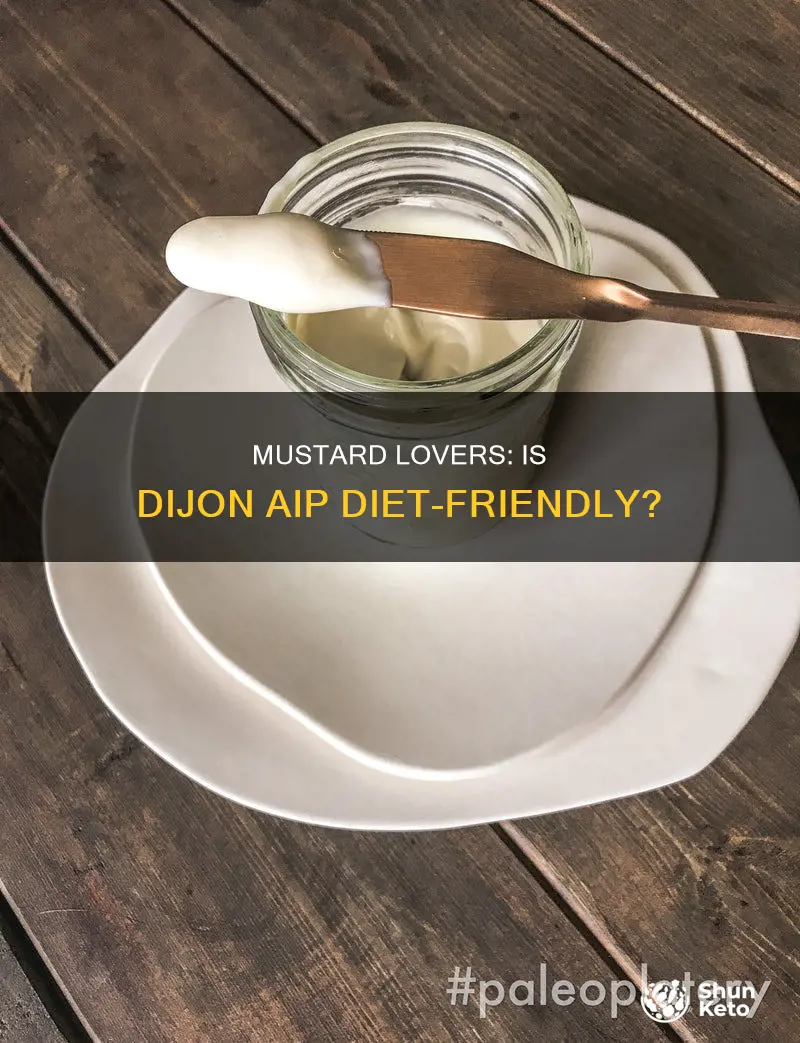 is dijon mustard ok on aip diet