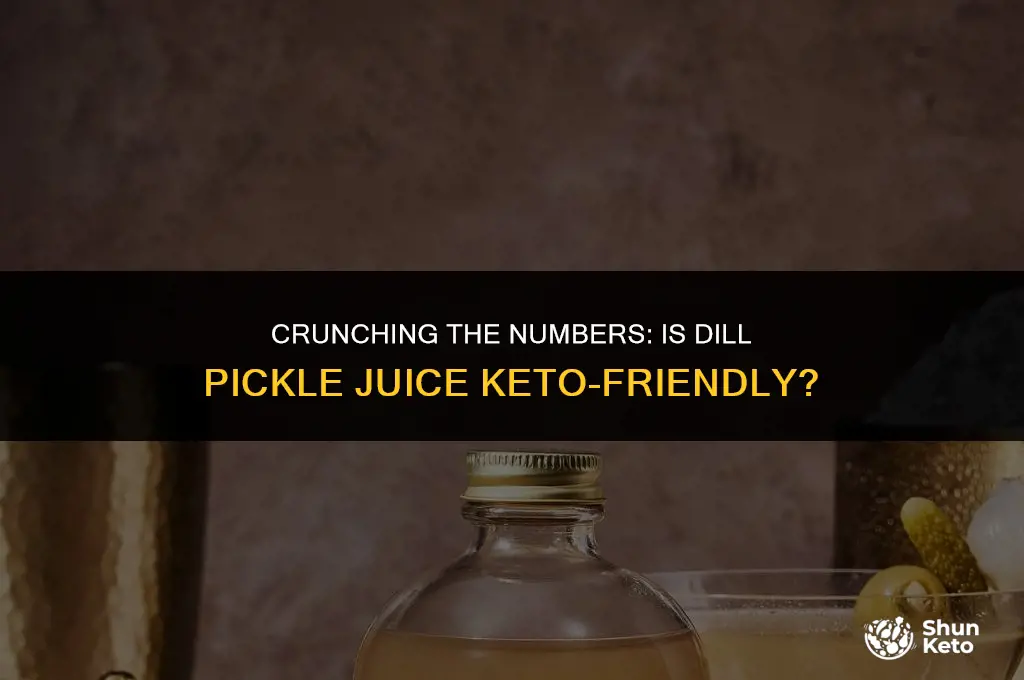 is dill pickle juice keto friendly