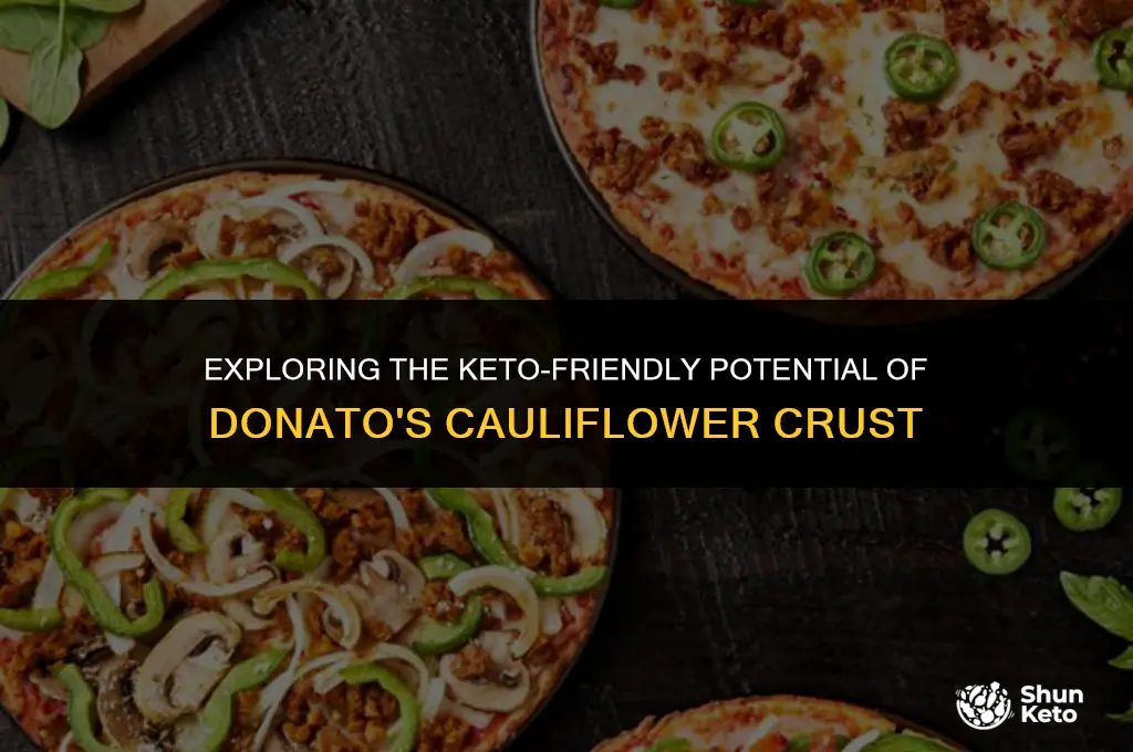 is donatos cauliflower crust keto