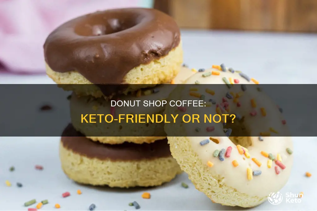 is donut shop coffee keto