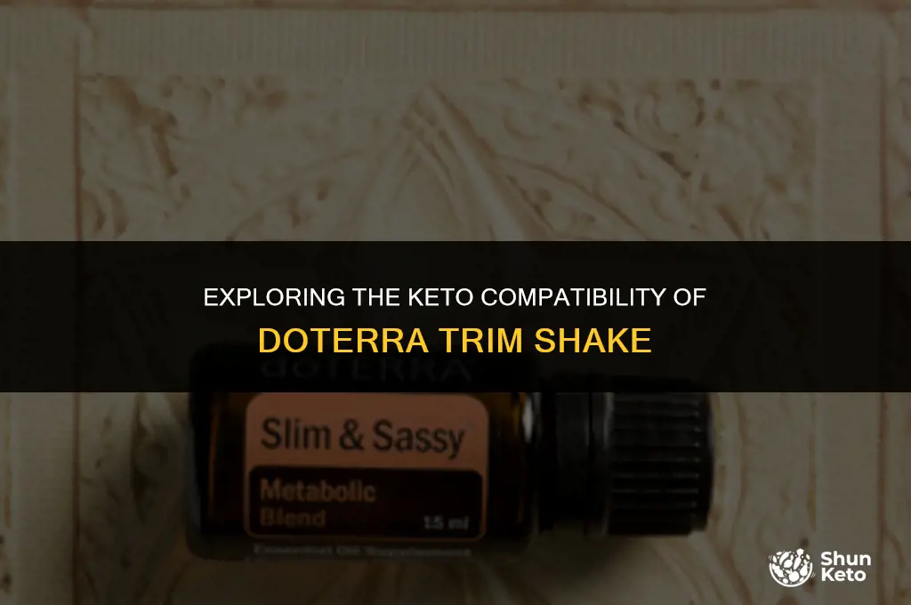 is doterra trim shake keto