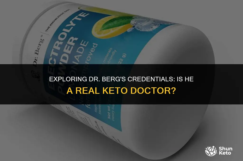 is dr berg an actual doctor keto