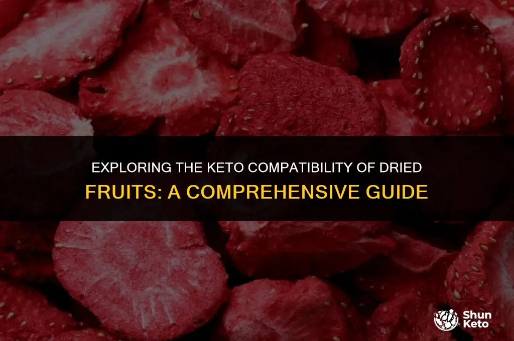is dried fruit keto friendly