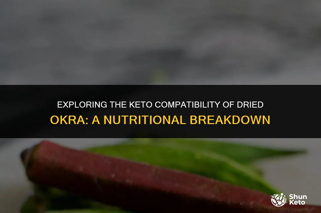 is dried okra keto friendly