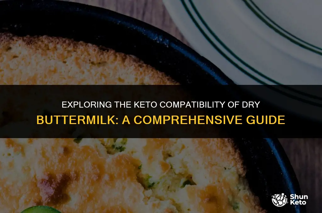 is dry buttermilk keto