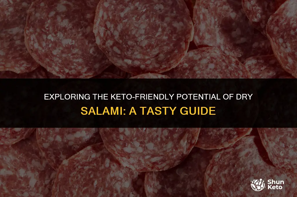 is dry salami keto