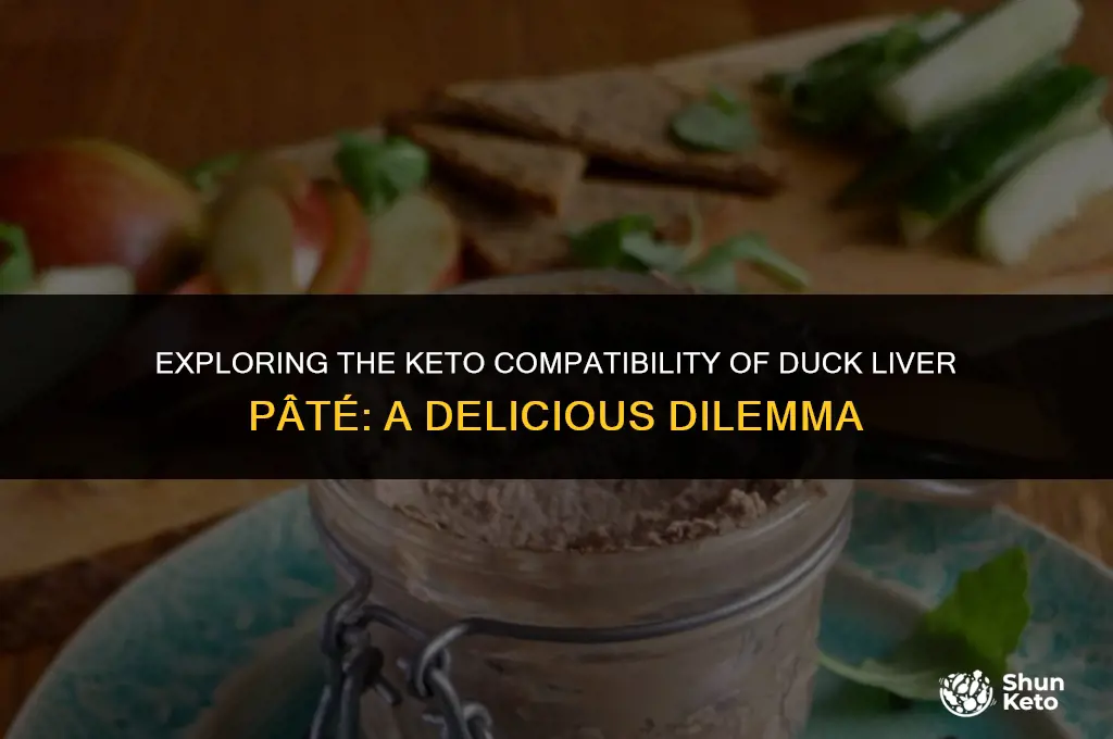 is duck liver pate keto