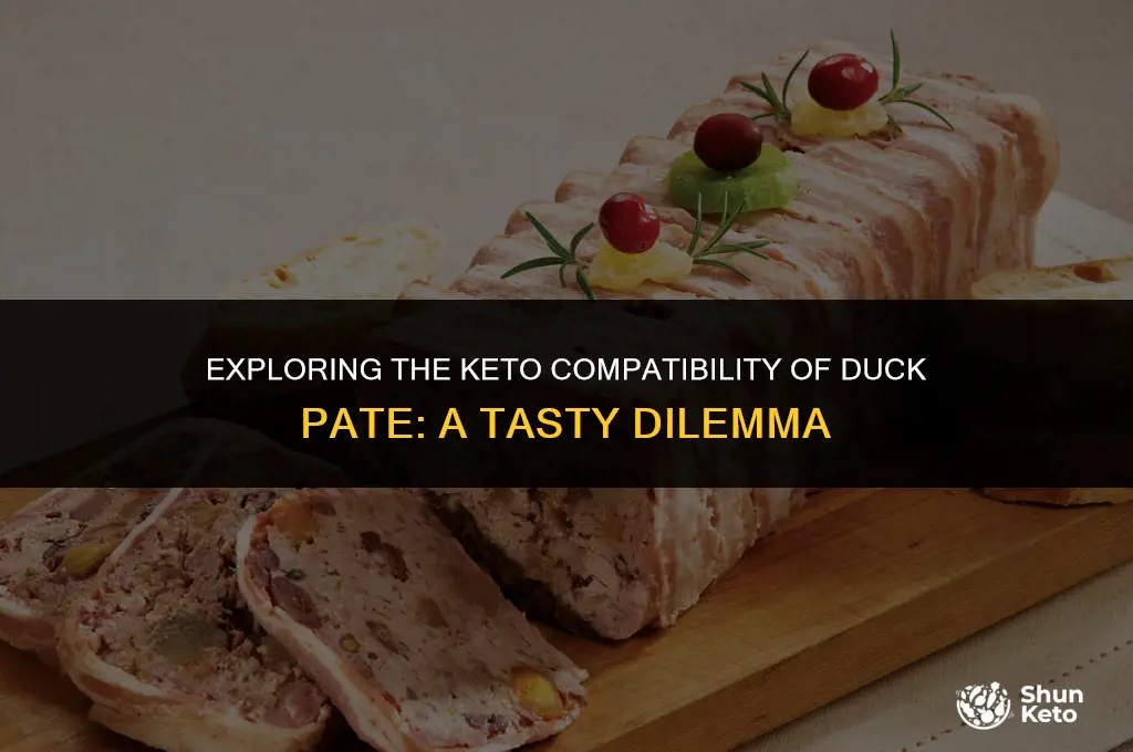 is duck pate keto friendly