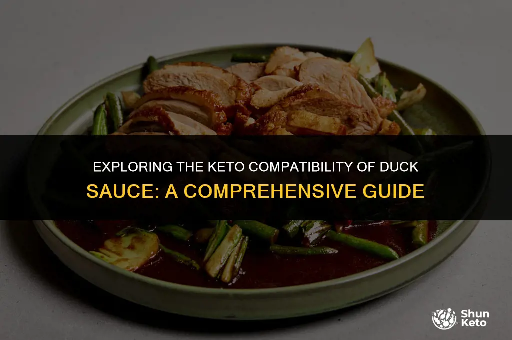 is duck sauce keto friendly