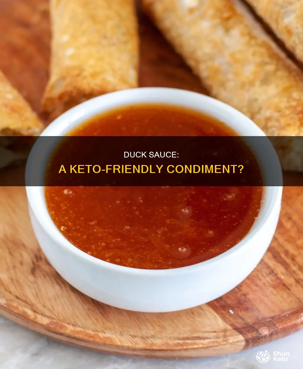 is duck sauce keto