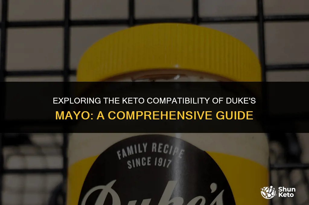 is dukes mayo keto