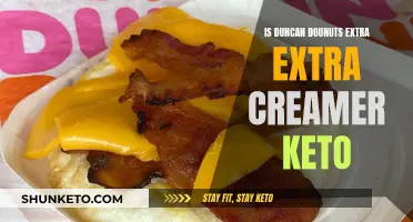 Keto and Duncan Donuts: Extra Creamer Options