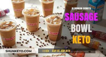 Savoring Keto: The Duncan Donuts Sausage Bowl Dilemma