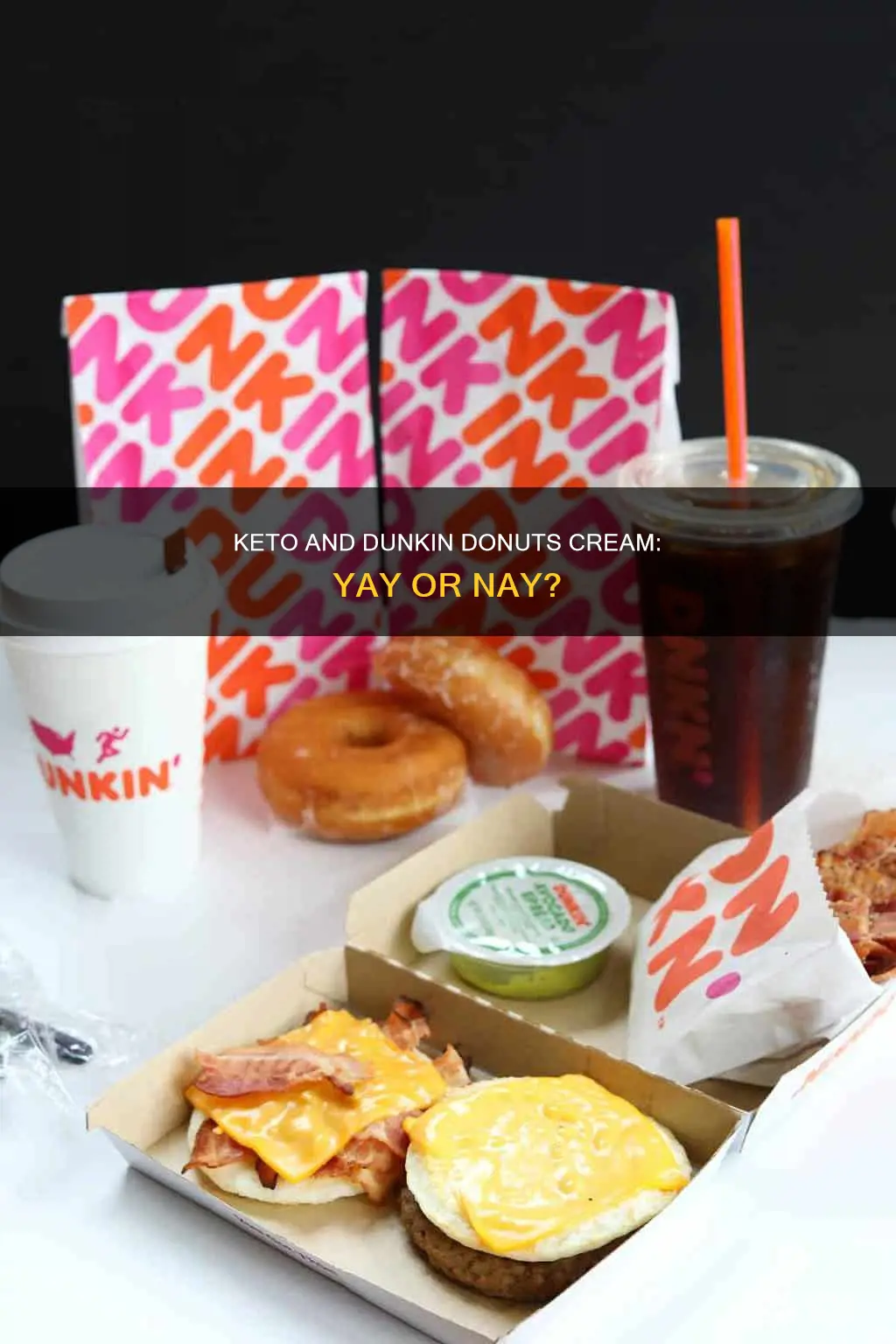 is dunkin donuts cream keto