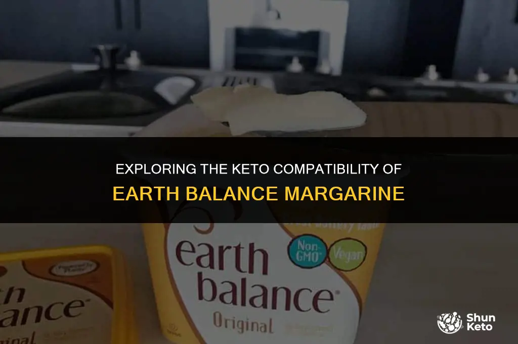 is earth balance margarine keto