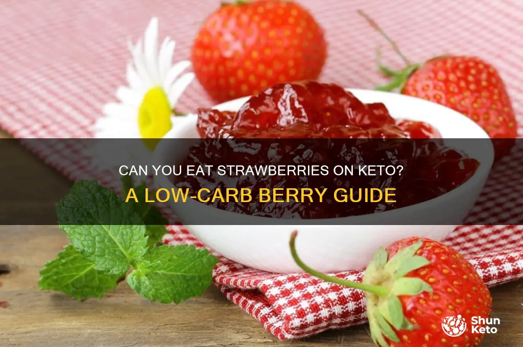is eating 4 strawberries ok on keto