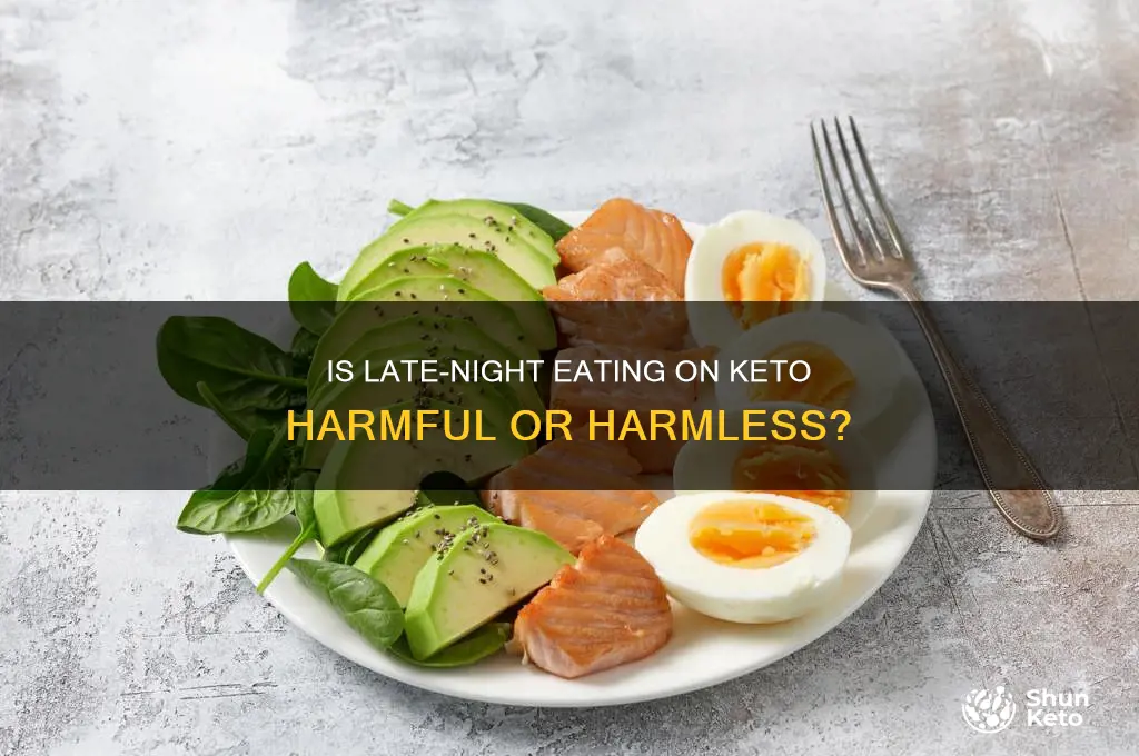 is eating late bad on keto