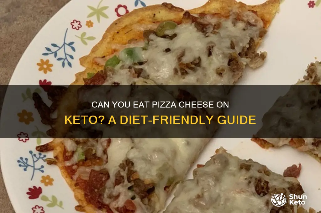 is eating the cheese off pizza keto