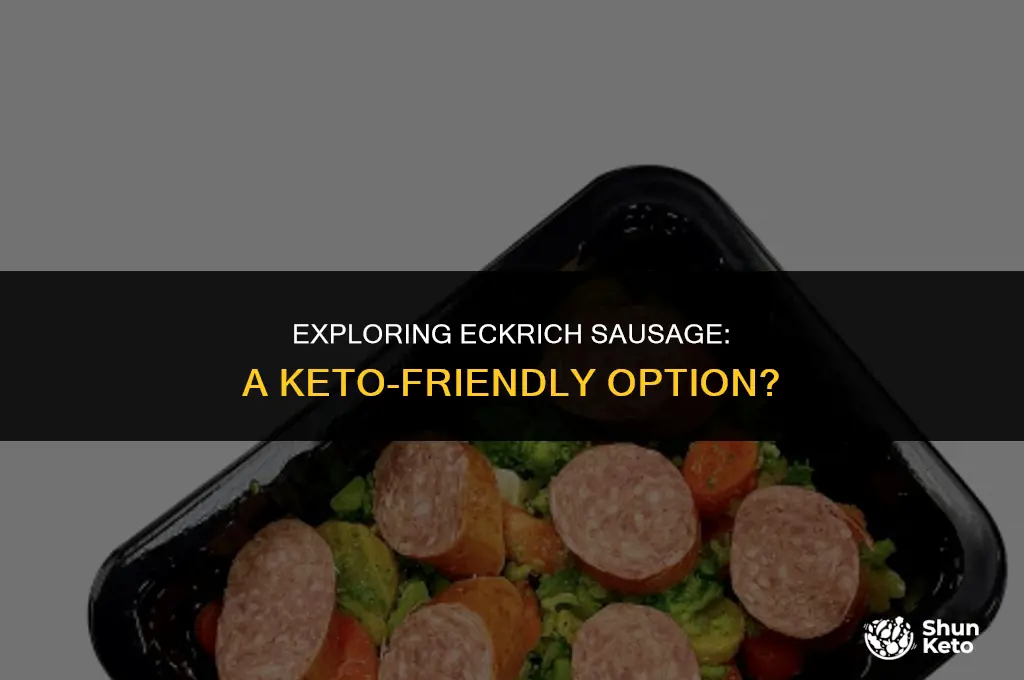 is eckrich sausage keto friendly