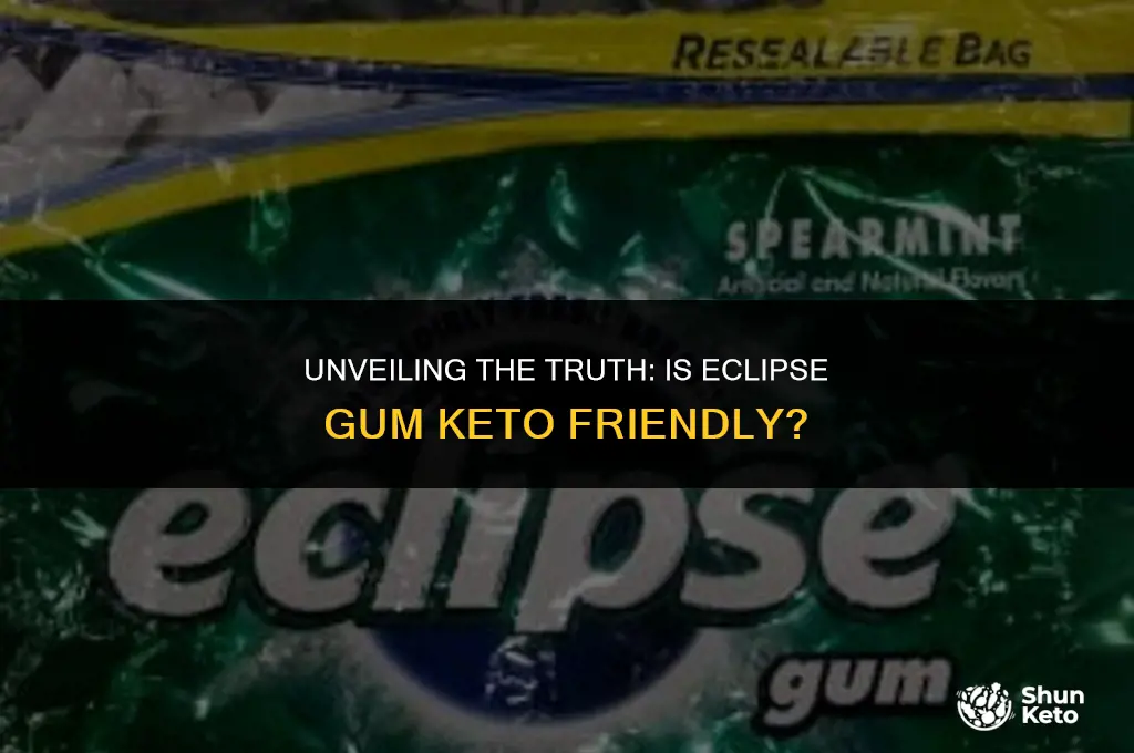 is eclipse gum keto friendly