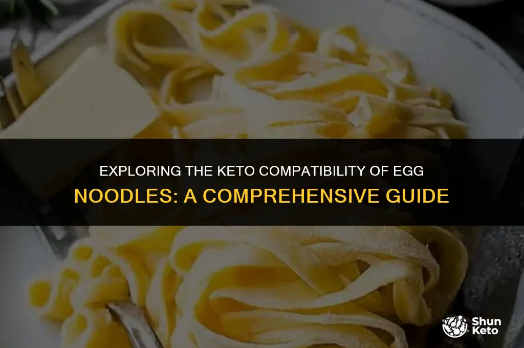 is egg noodle keto