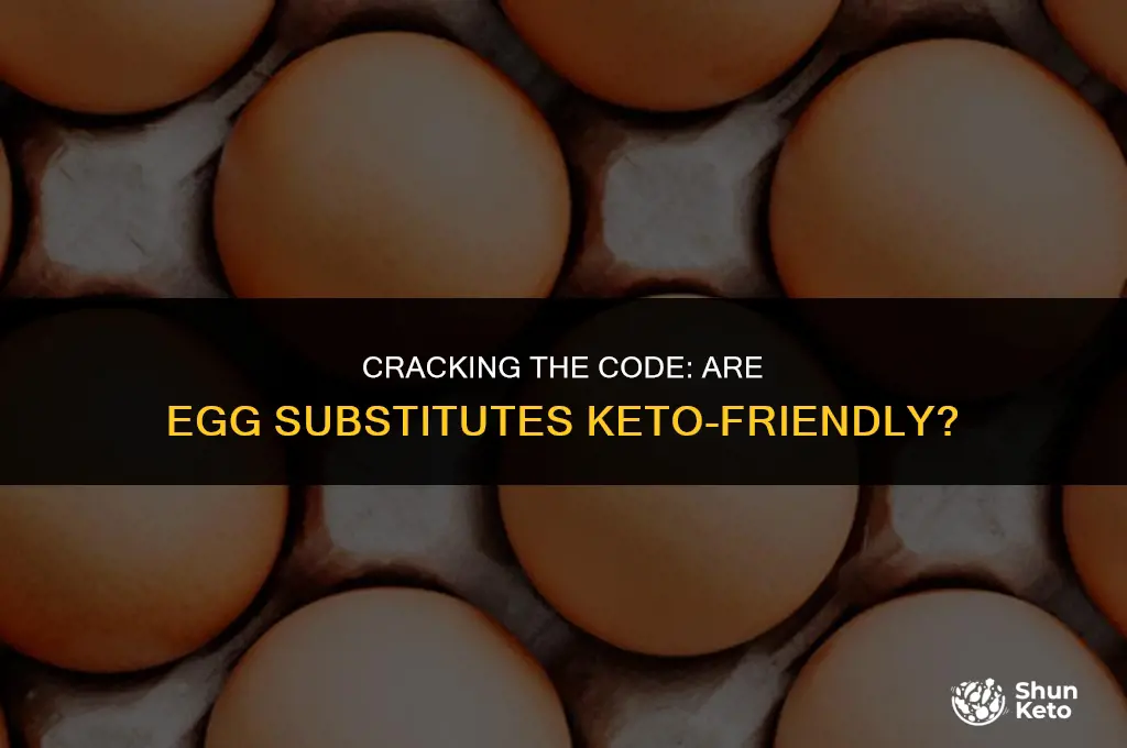 is egg substitute keto friendly