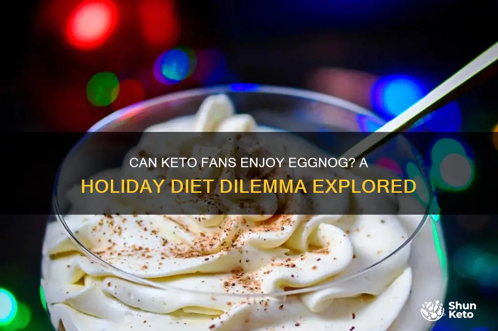 is eggnog acceptable on the keto diet