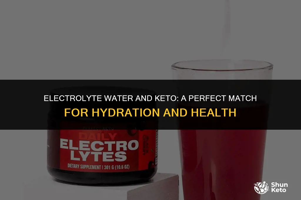 is electrolyte water keto friendly