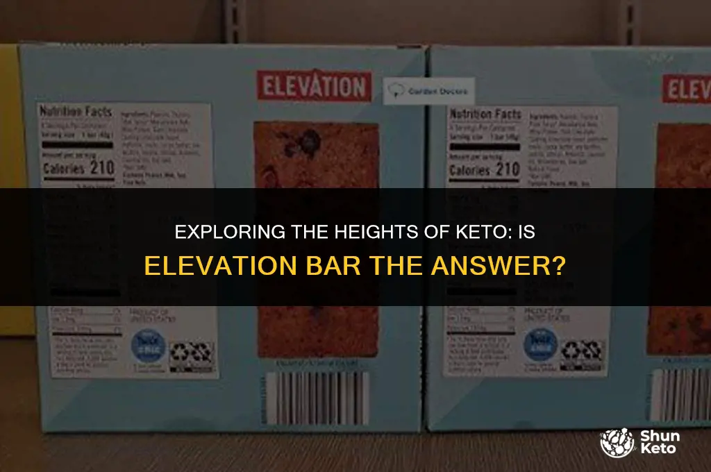 is elevation bar keto