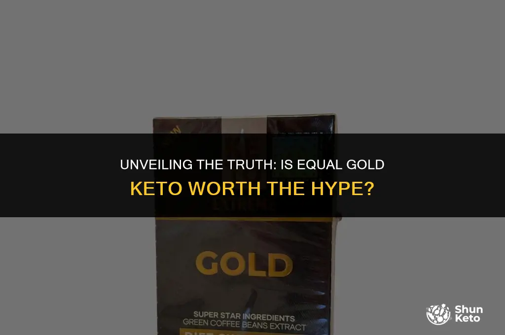 is equal gold keto