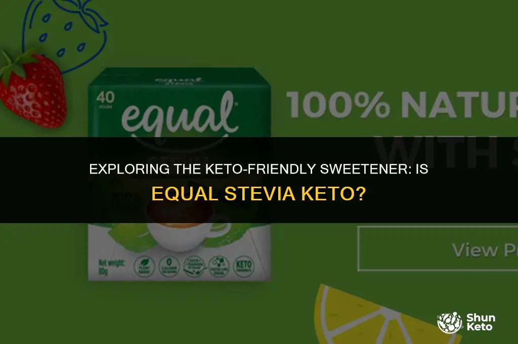 is equal stevia keto