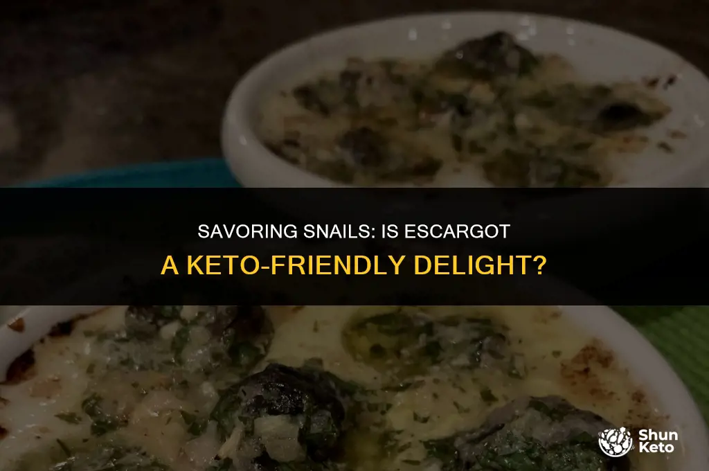is escargot keto