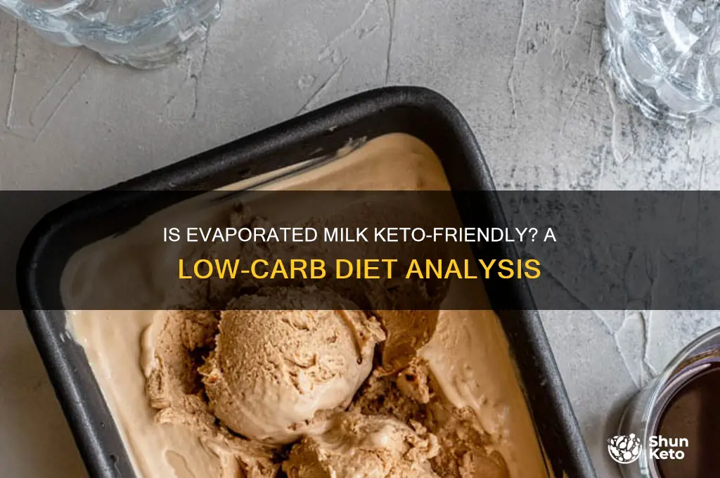 is evaporated milk keto
