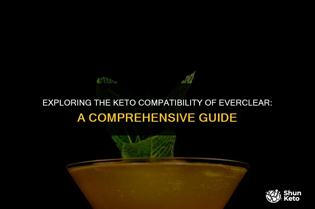 is everclear keto friendly