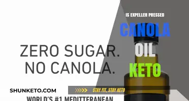Exploring the Keto Potential of Expeller Pressed Canola Oil