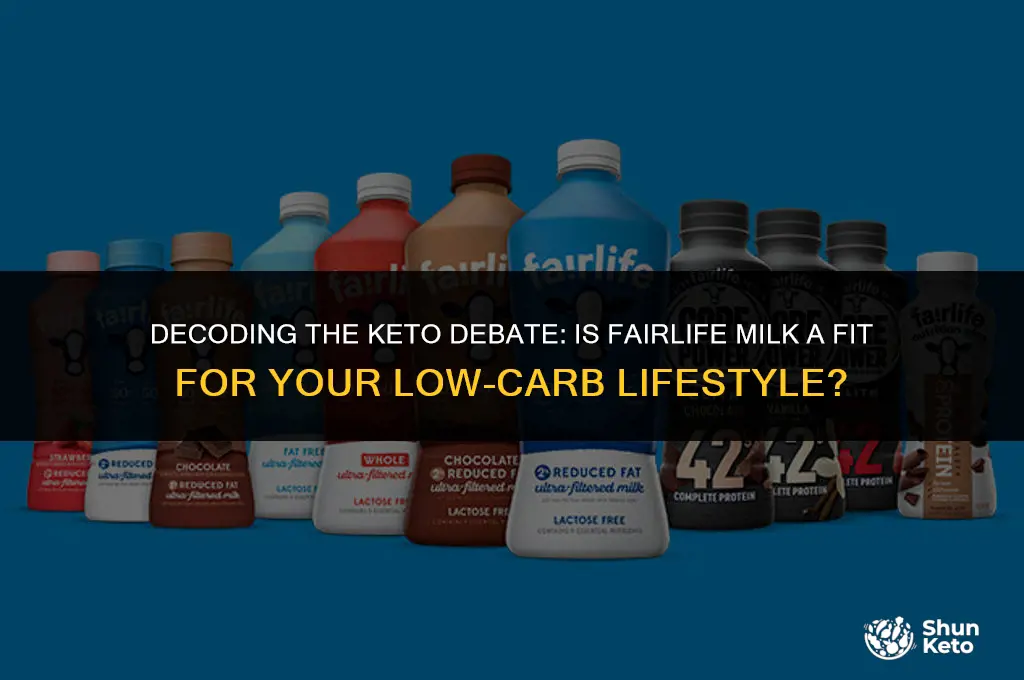 is fairlife milk keto