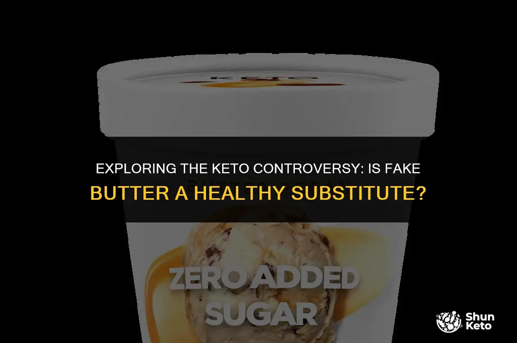 is fake butter keto
