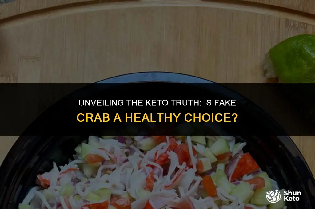 is fake crab keto friendly