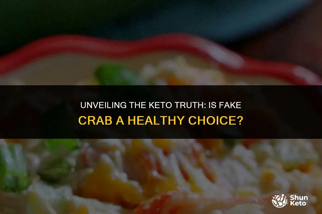 is fake crab keto