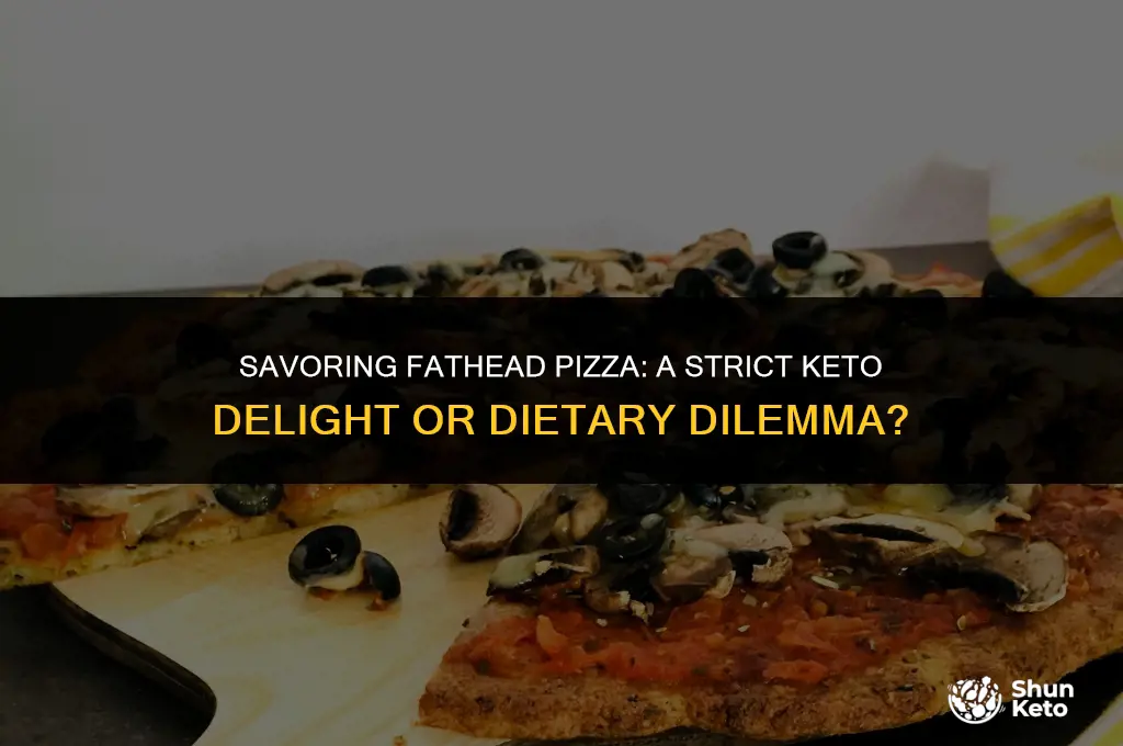 is fathead pizza strict keto