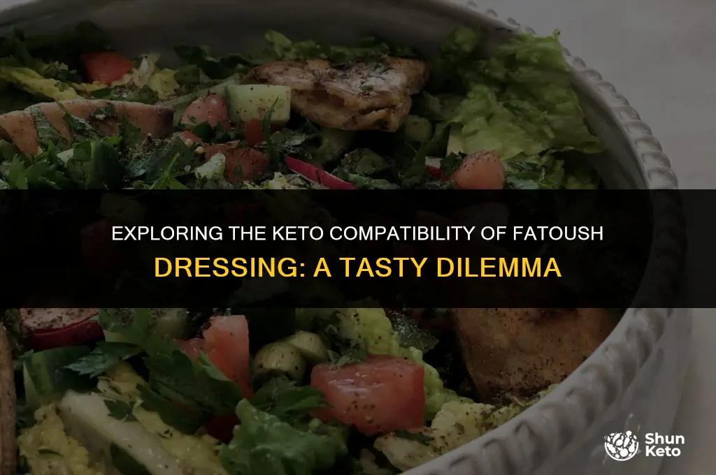 is fatoush dressing keto