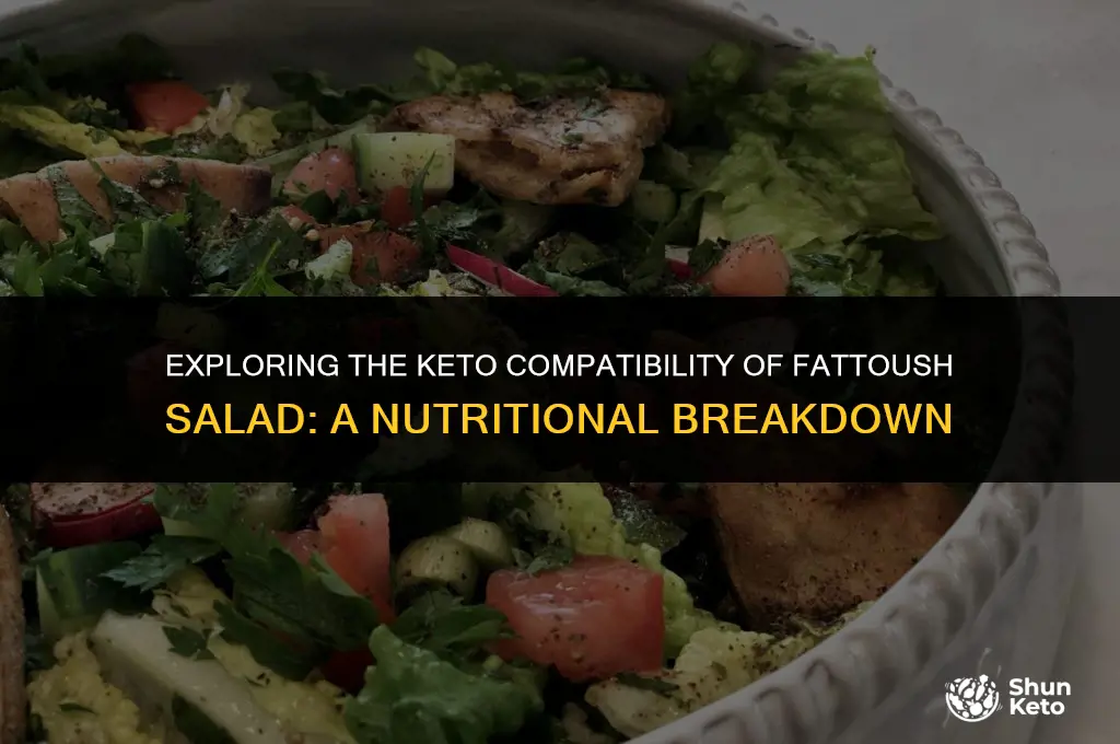 is fattoush salad keto