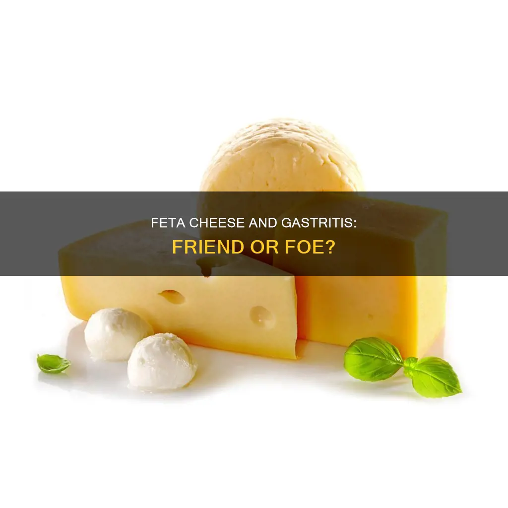 is feta cheese ok on diet for gastritis
