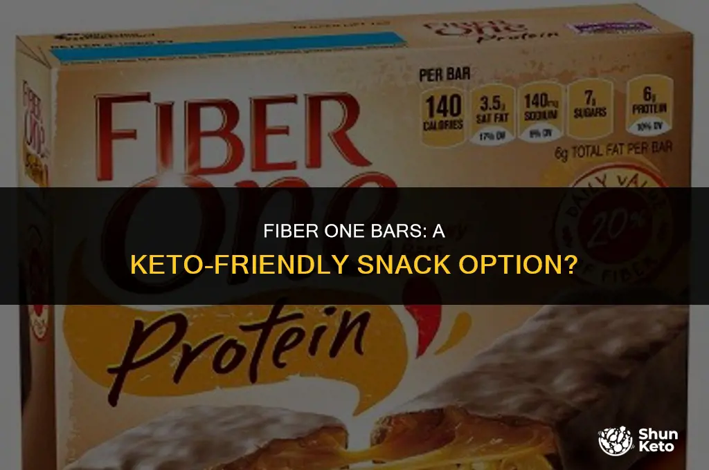 is fiber one bars keto friendly