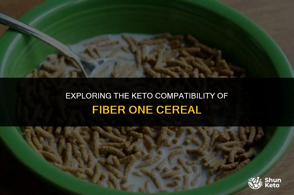 is fiber one cereal keto friendly