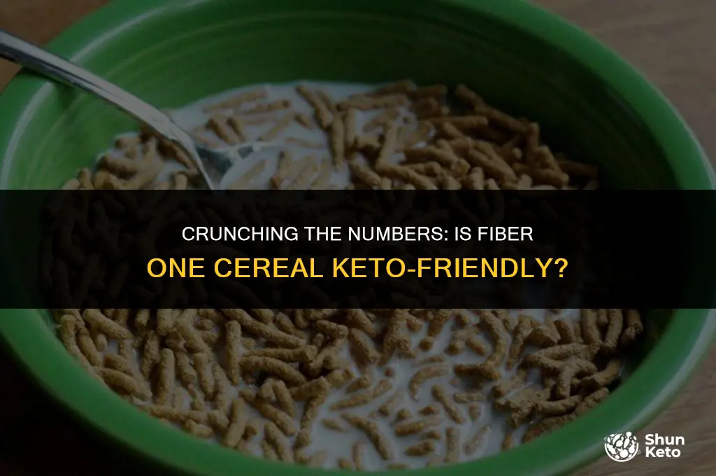 is fiber one cereal keto