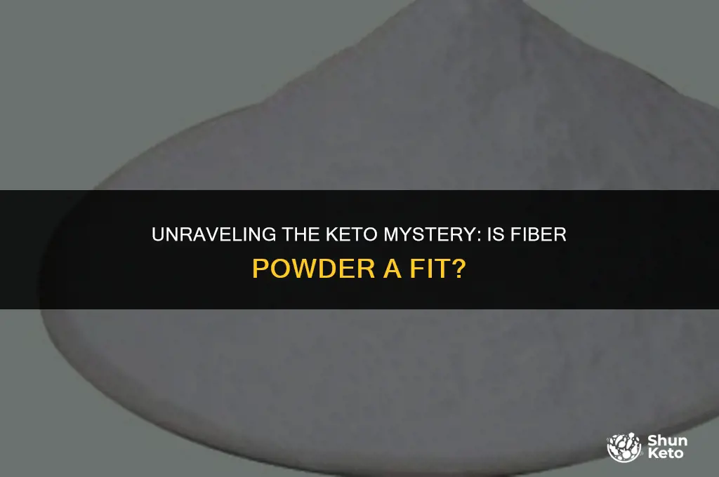 is fiber powder keto