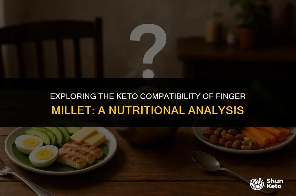 is finger millet considered keto