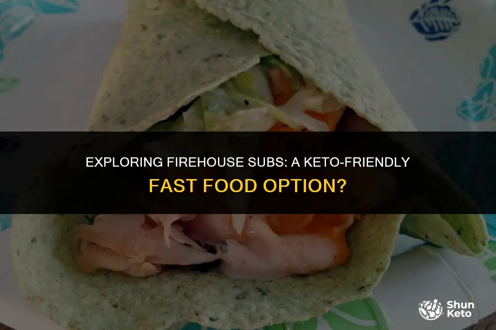 is firehouse subs keto friendly